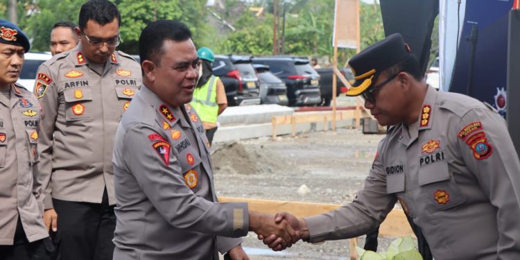 Kombes Gidion Dampingi Kapolda Sumut di Groundbreaking Ketahanan Pangan