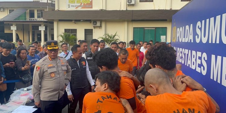 Sebulan, Polrestabes Medan Ungkap 14 Kasus Menonjol dan Tangkap 20 Tersangka