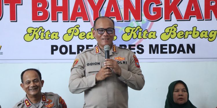 Jelang HUT Polri, Polrestabes Medan Peduli dan Berbagi di Panti Asuhan Aisyiyah