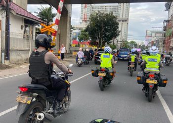 Srikandi Polrestabes Medan Patroli Pagi & Sore Urai Kemacetan