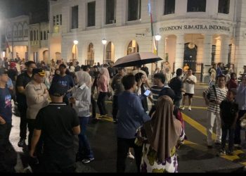 Ribuan Masyarakat Padati Car Free Night di Medan
