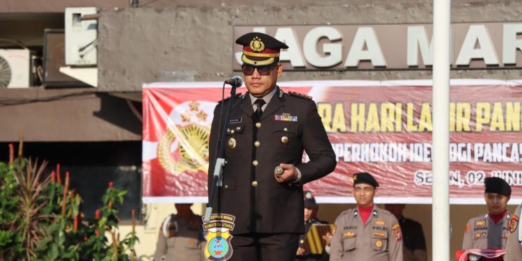 Hari Lahir Pancasila, Kapolrestabes Medan Ajak Anggota Perkuat Nilai-nilai Luhur Bangsa