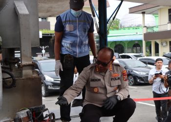 Polrestabes Medan Musnahkan 22Kg Sabu dengan Cara Dibakar