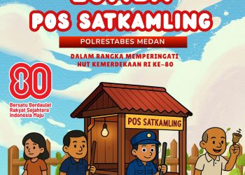 Peringati HUT RI ke-80, Polrestabes Medan Gelar Lomba Pos Satkamling