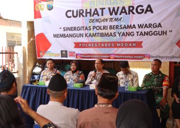 Polrestabes Medan gelar Jumat Curhat di Medan Helvetia