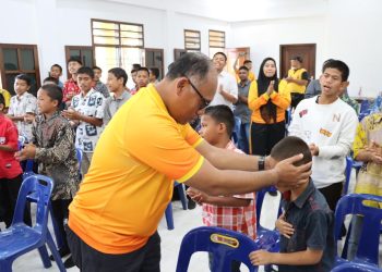 Polrestabes Medan ‘Kita Peduli Kita Berbagi’ di Panti Asuhan Betlehem Bandar Baru