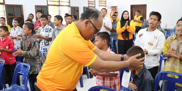 Polrestabes Medan ‘Kita Peduli Kita Berbagi’ di Panti Asuhan Betlehem Bandar Baru