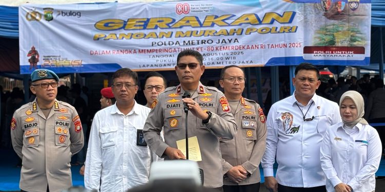 Sambut HUT RI ke-80, Wakapolda Metro Jaya Buka Gerakan Pangan Murah