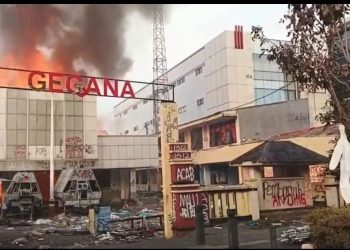 Markas Gegana di Kramat Raya Dibakar