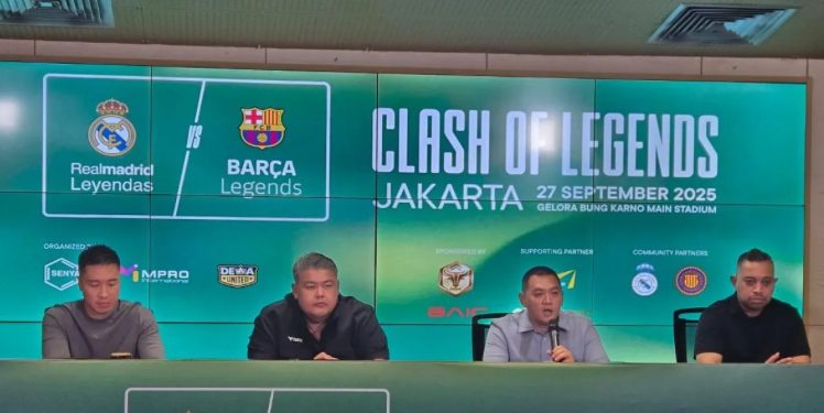 Laga Legenda Real Madrid vs Barcelona Digelar 27 September 2025