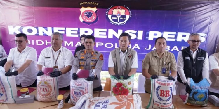 Polda Jabar Ungkap Praktik Curang Produksi & Peredaran Beras