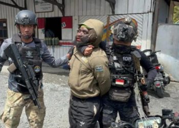 Satgas Damai Cartenz Tangkap KKB Penembak Anggota Polres Puncak Jaya