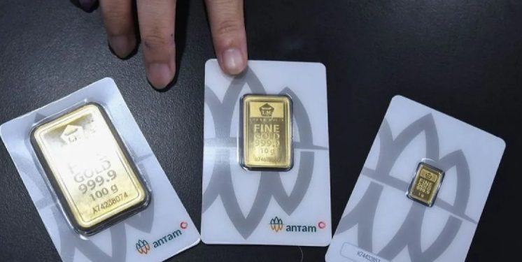 Harga Emas Hari ini Rp1.944.000 per Gram
