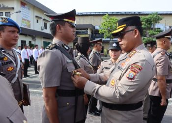 Kombes Gidion Pimpin Sertijab Kabag SDM dan Kapolsek Tembung serta Lantik Pejabat Baru