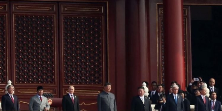 Prabowo Hadiri Parade Militer di Beijing