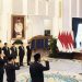 Prabowo Lantik 5 Pejabat baru Kabinet Merah Putih