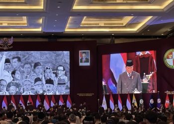Prabowo Hadiri Sidang Senat Terbuka UKRI