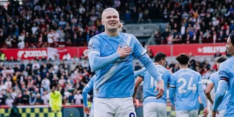 2 Gol Haaland Antarkan Mancity Puncaki Klasemen