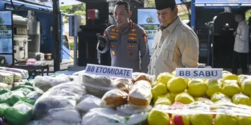 Prabowo & Kapolri Pimpin Pemusnahan Ratusan Ton Narkoba