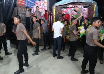 Polda Sumut kembali Salurkan Bantuan ke Tapteng & Sibolga
