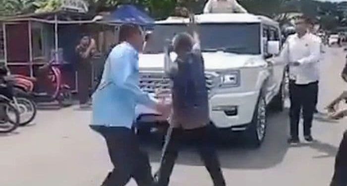 Mobil Presiden Dihadang saat Kunjungi Posko Pengungsian di Langkat