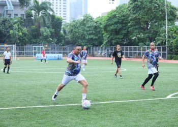 Minisoccer Bareng Wartawan, Kapolda Metro Jaya Bangun Soliditas dan Sinergi