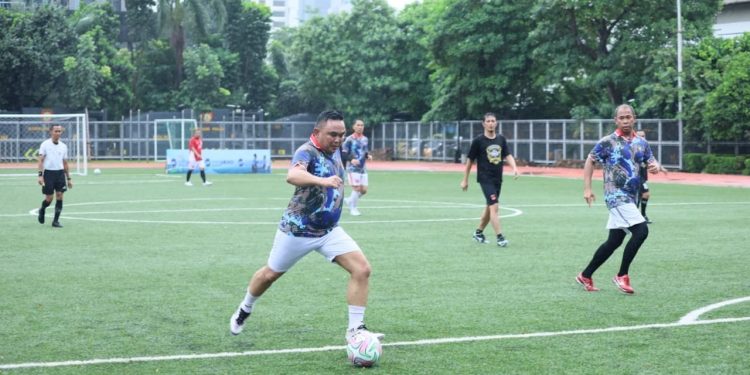 Minisoccer Bareng Wartawan, Kapolda Metro Jaya Bangun Soliditas dan Sinergi