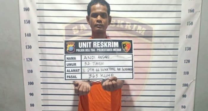 Polisi Tangkap Pelaku Pencurian Suku Cadang Mobil di Medan Johor