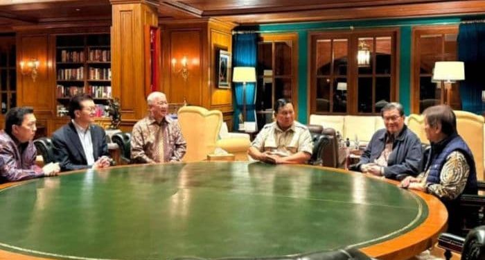 Prabowo Terima Kunjungan 5 Pengusaha Kelas Kakap di Hambalang