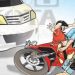 Ibu Bonceng 3 Anak Tertabrak Mobil di Slipi
