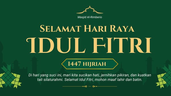 50 Ucapan Selamat Hari Lebaran yang Menggugah Hati