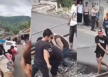 Viral Warga Blokir Rel Kereta Api di Lampung, ini Penyebabnya