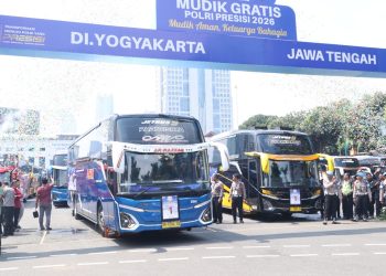 Polri Gelar Mudik Gratis Presisi 2026, 4.009 Pemudik Diberangkatkan