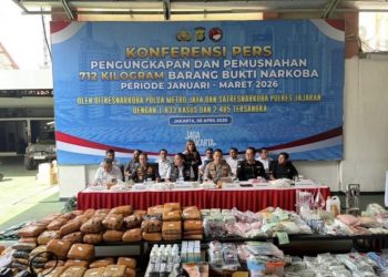 3 Bulan Polda Metro Ungkap 1.833 Kasus Narkoba dan Ribuan Tersangka Diamankan