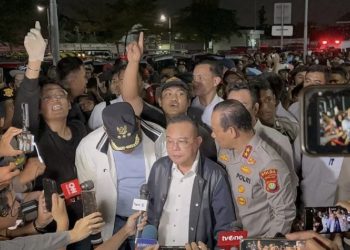 Sufmi Dasco Tinjau Lokasi Kecelakaan Kereta Api di Bekasi