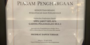 Dapur SPPG Kelapa Gading Raih Predikat Terbaik dari BGN