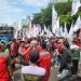 100 Buruh Datangi DPR/MPR dalam Rangka Mayday, Polisi Sambut dengan Humanis