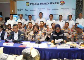 Polres Metro Bekasi Amankan 25 Tersangka Curanmor dan Pencurian Rumsong