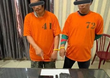 Bawa Ratusan Pil Ekstasi, 2 Pria Ditangkap Polres Karo