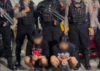 Brimob Polda Metro Jaya Patroli di 4 Wilayah, 17 Orang Diamankan 