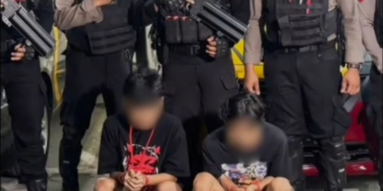 Brimob Polda Metro Jaya Patroli di 4 Wilayah, 17 Orang Diamankan 