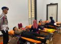 Sambut HUT Bhayangkara ke-80, 100 Personel Brimob Donor Darah