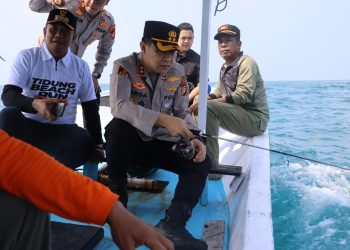 HUT Polri ke-80, Kapolres Argadija Buka Lomba Mancing dan Balap Kapal Nelayan Tradisional 