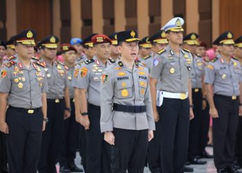HUT Polri ke-80, Sebanyak 87 Perwira Tinggi Naik Pangkat 