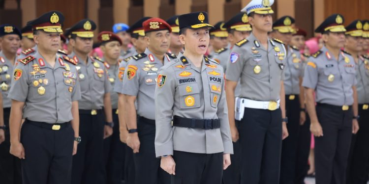HUT Polri ke-80, Sebanyak 87 Perwira Tinggi Naik Pangkat 