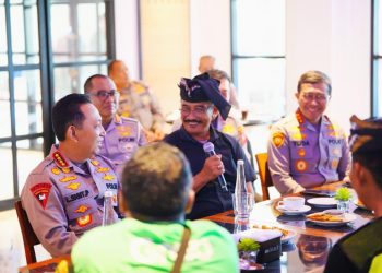 Kapolri Serap Aspirasi Pecalang dan Ojek Online