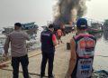 3 Kapal Terbakar di Dermaga Kaliadem Muara Angke