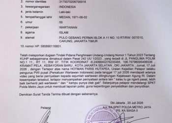 Polda Metro Jaya Benarkan Terima Laporan PWI terhadap H
