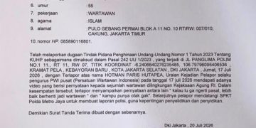 Polda Metro Jaya Benarkan Terima Laporan PWI terhadap H