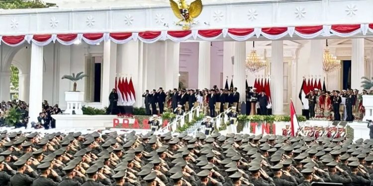 Presiden Lantik 1.177 Perwira Remaja TNI-Polri